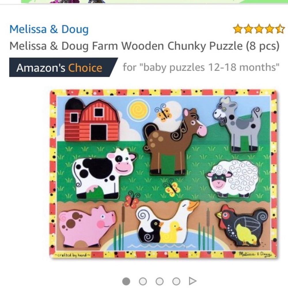 Melissa and Doug Animal Puzzle Brand New